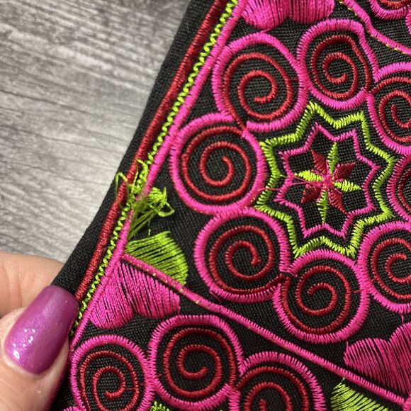 Sam Well Embroidered Colorful Tote Bag - Picture 9 of 10